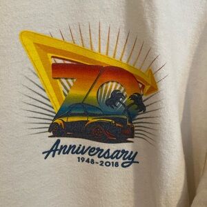 IN -N-OUT Burger Shirt Men Med white 70th anniversary